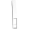 Ekena Millwork 3 1/2-in. W x 26-in. D x 26-in. H Imperial Architectural Grade PVC Knee Brace BRCP035X26X26IMP - alternate 5